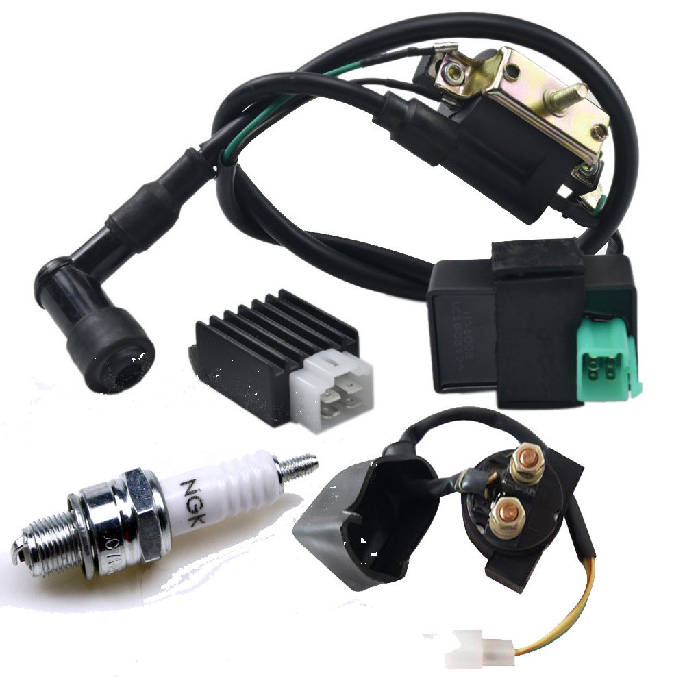 Ignition Coil CDI Spark Plug Rectifier Apollo 50 70 90 110cc 125 ATV Dirt Bike 