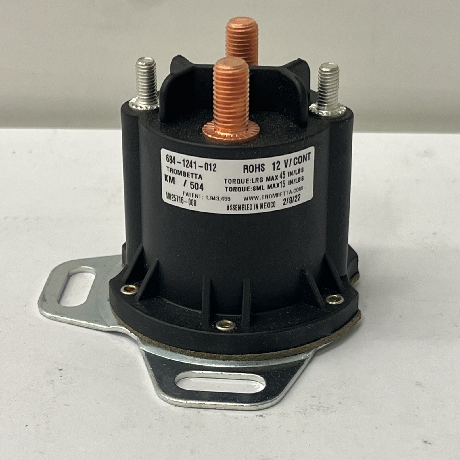 Genuine OEM Trombetta 684-1241-012 12V Solenoid Relay Switch Universal