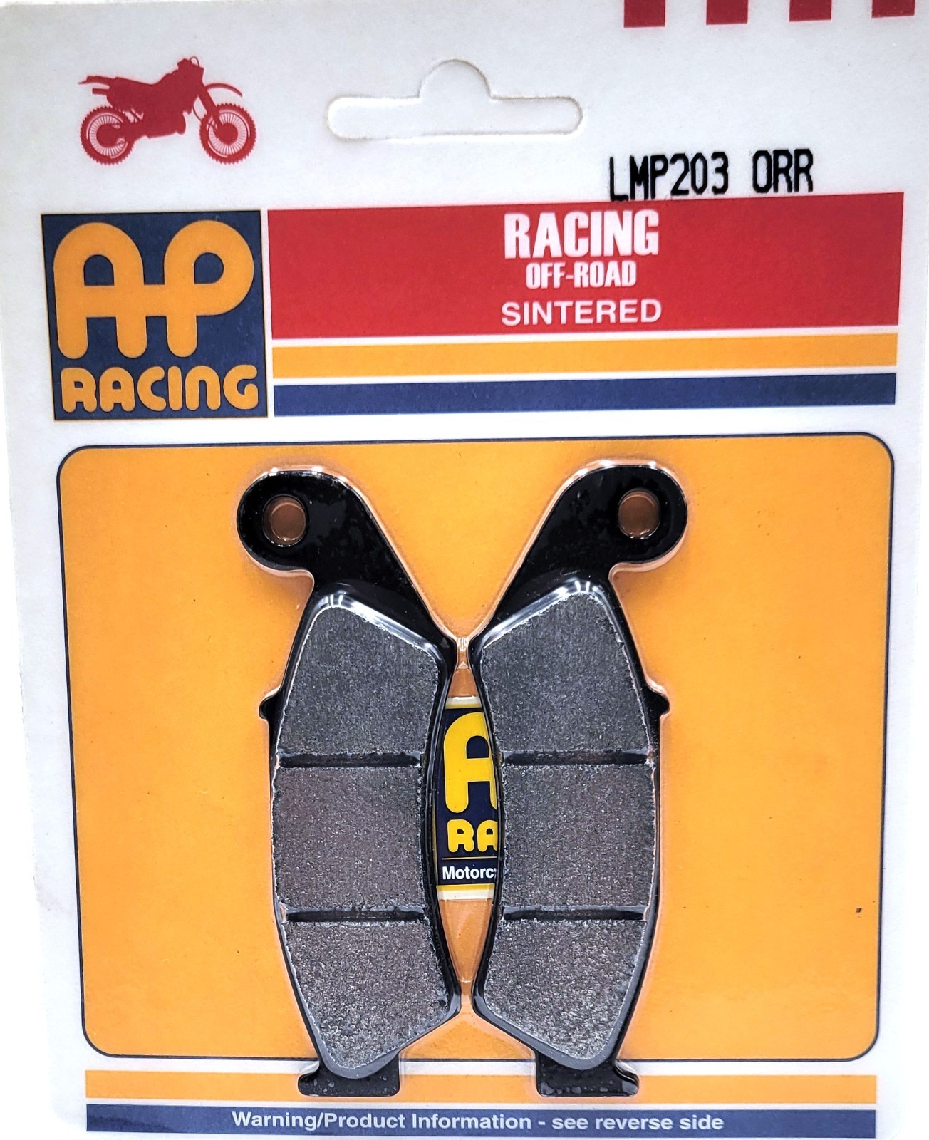 AP Hi Perf Front Brake Pads Honda XR250R '88-95  XR600R 88-92 Matches EBC FA125R