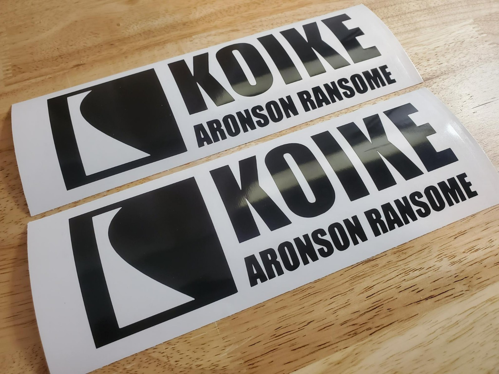 kokie aronson ransome DECALS STICKERS GLOSS black 10\ kokie aronson ransome DECALS STICKERS GLOSS black 10\