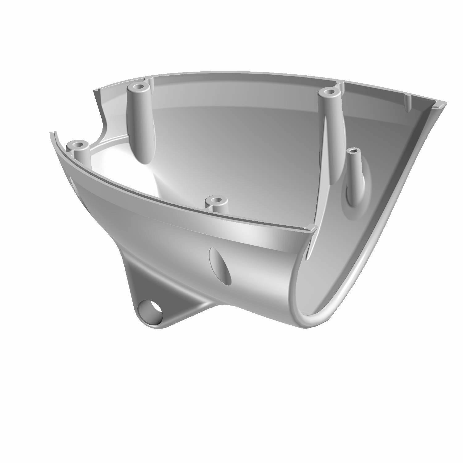 Polaris Victory Motorcycles Headlight Bucket, Lower, Jet Black, 5135751-626