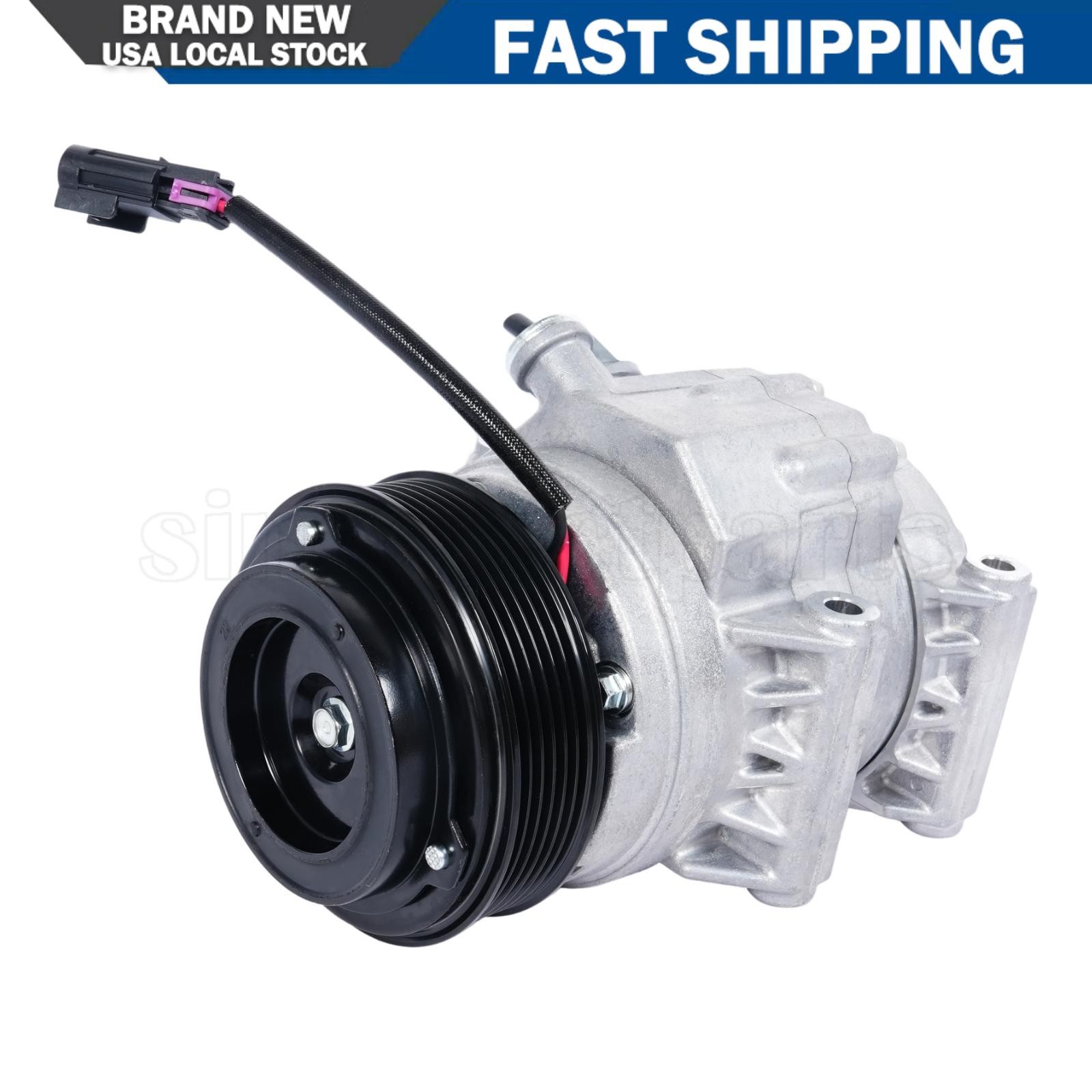 AC Compressor Assembly w/Clutch For Ford Fusion 2.3L 2.5L 3.0L SP17 8E5Z19703A