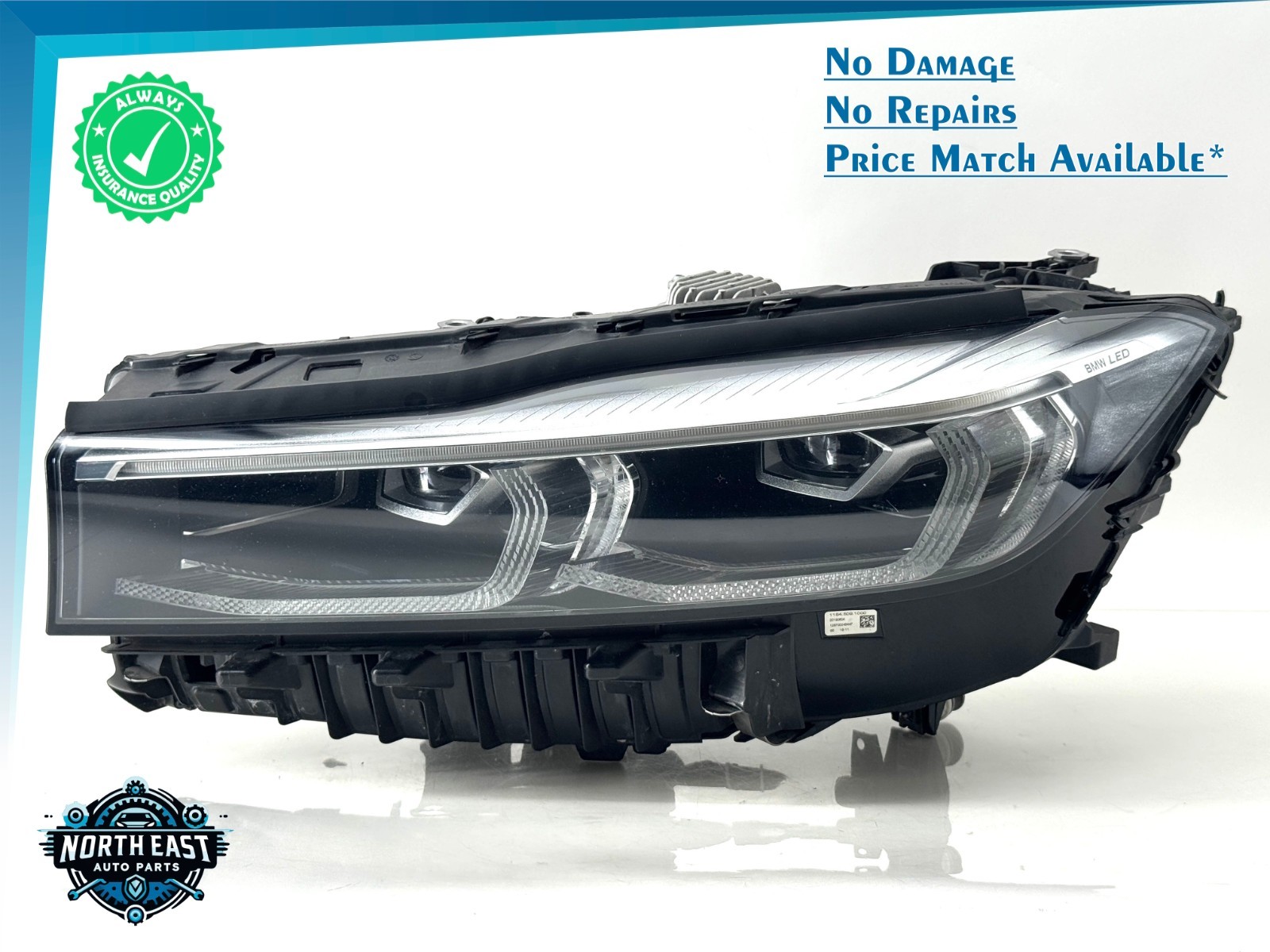 COMPLETE OEM 2020-2022 BMW 740i 750i Left Driver\'s Side LED Headlight