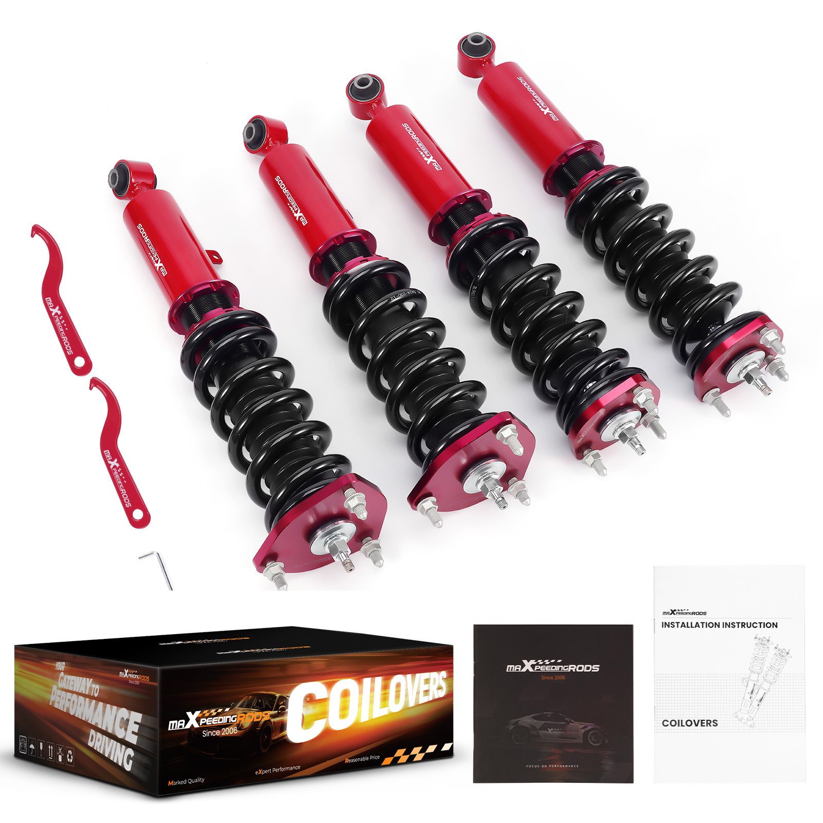 24 Level Damper Coilovers for Lexus GS300 98-05 RWD Lowering Suspension Kit