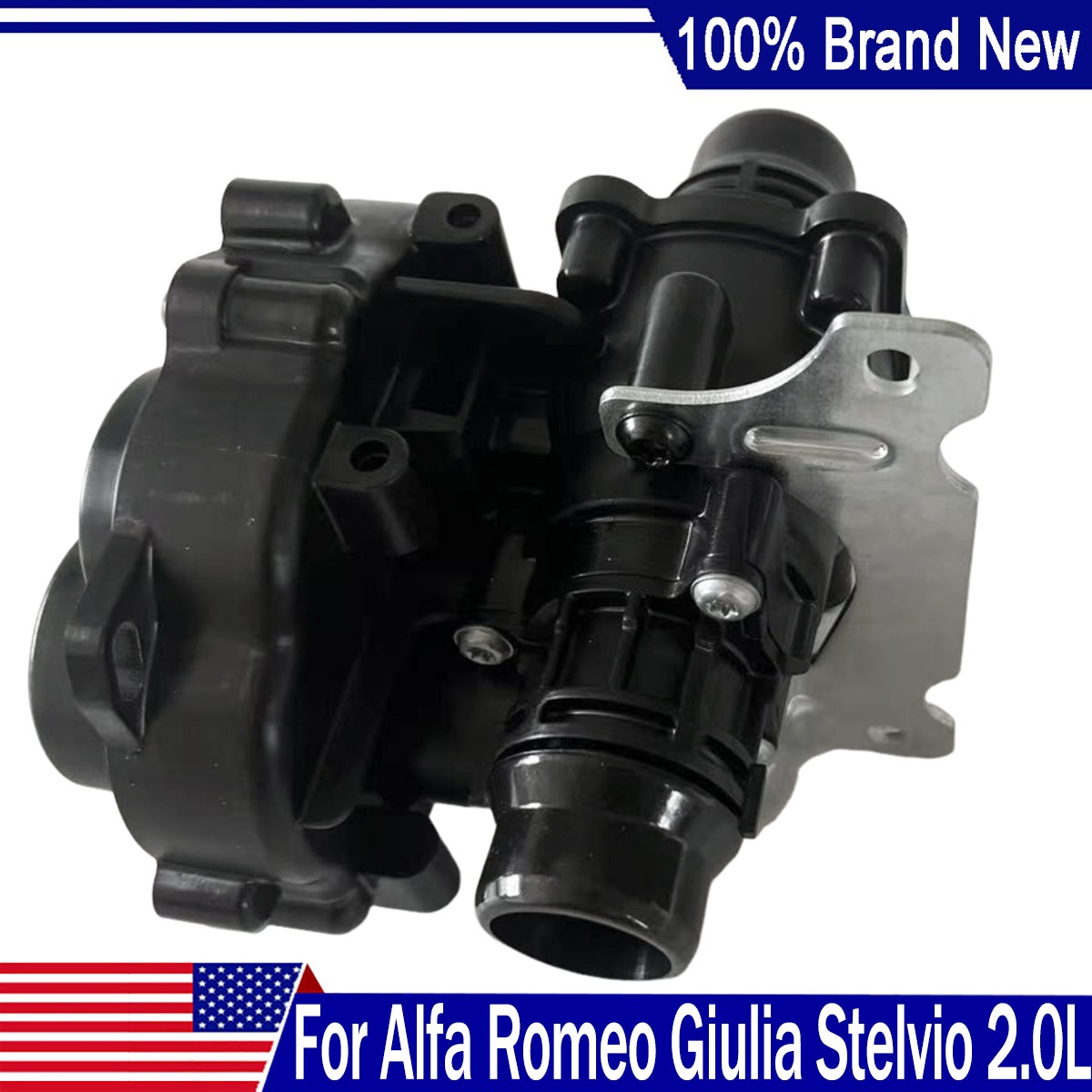 NEW Coolant 3 Way Thermostat Valve 68312761AD For Alfa Romeo Giulia Stelvio 2.0L