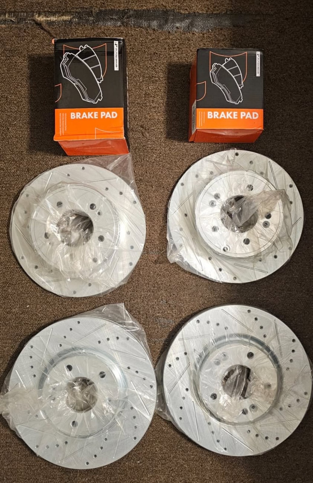 A-Premium Front and Rear Drilled 