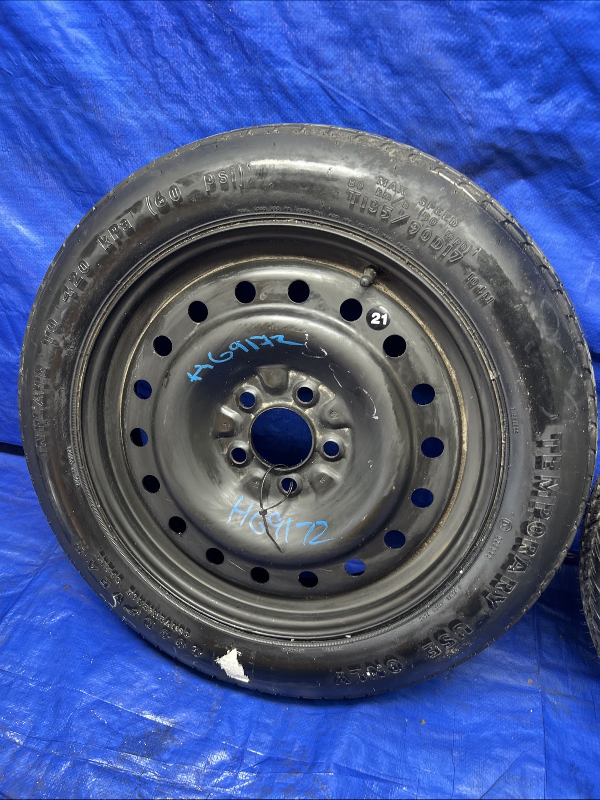 2005-2022 Chrysler 300 Compact Spare Wheel Tire 17x4 OEM CHRYSLER 300 05-22