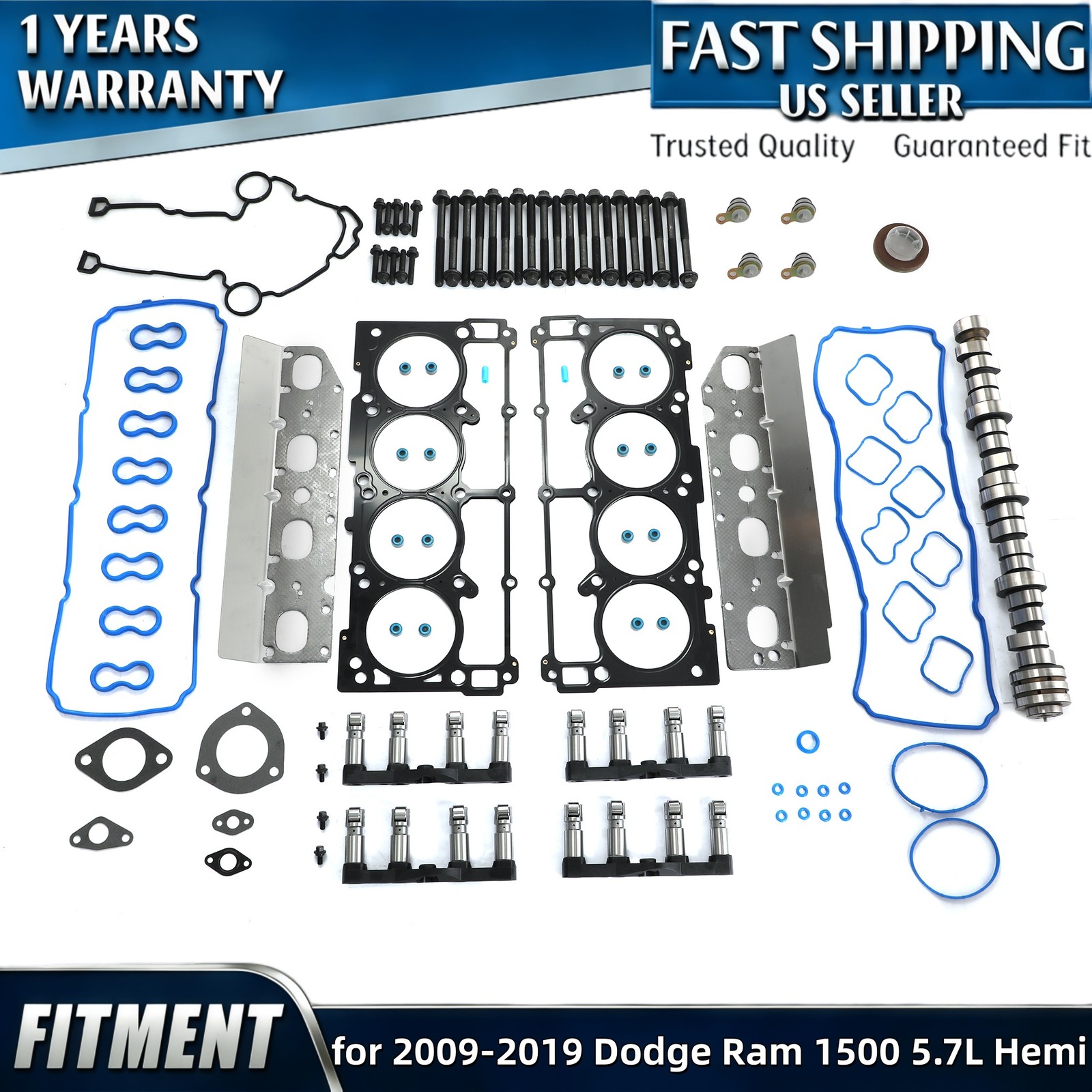 NON-MDS CAMSHAFT LIFTERS KIT COMPATIBLE FOR 2009-2019 DODGE RAM 1500 5.7L HEMI
