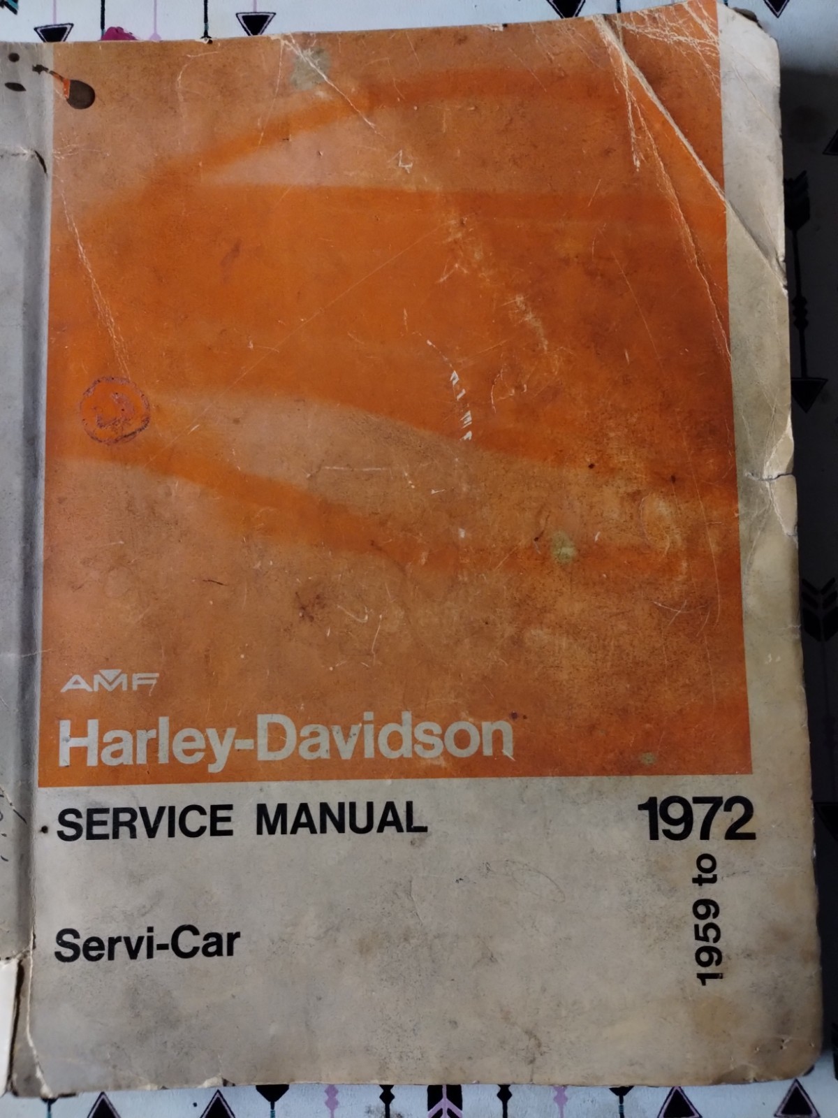1959- 1972 Vintage AMF Harley Davidson Service Manual 1959- 1972 Vintage AMF Harley Davidson Service Manual