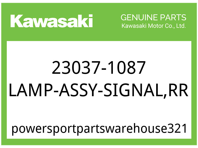Kawasaki OEM Part 23037-1087 LAMP ASSY,SIGNAL
