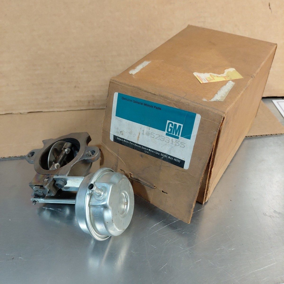 1982-1985 Cadillac Buick 5233155 Fuel Evaporator EFE Actuator Valve Assembly NOS