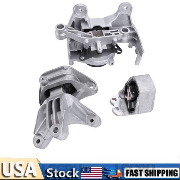 3X Engine Motor Mount FOR Nissan Rogue 1.5L 2021 2022 2023 2024 High Qaulity