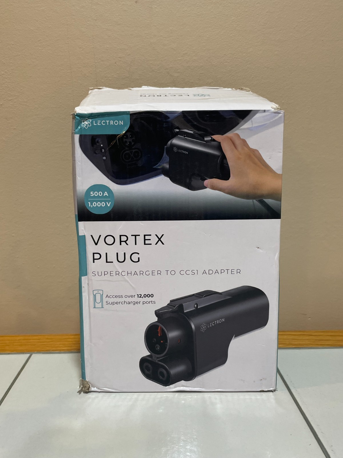 Lectron Vortex Plug Supercharger To CCS1 Adapter 500 A & 1,000 V New in Box Lectron Vortex Plug Supercharger To CCS1 Adapter 500 A & 1,000 V New in Box