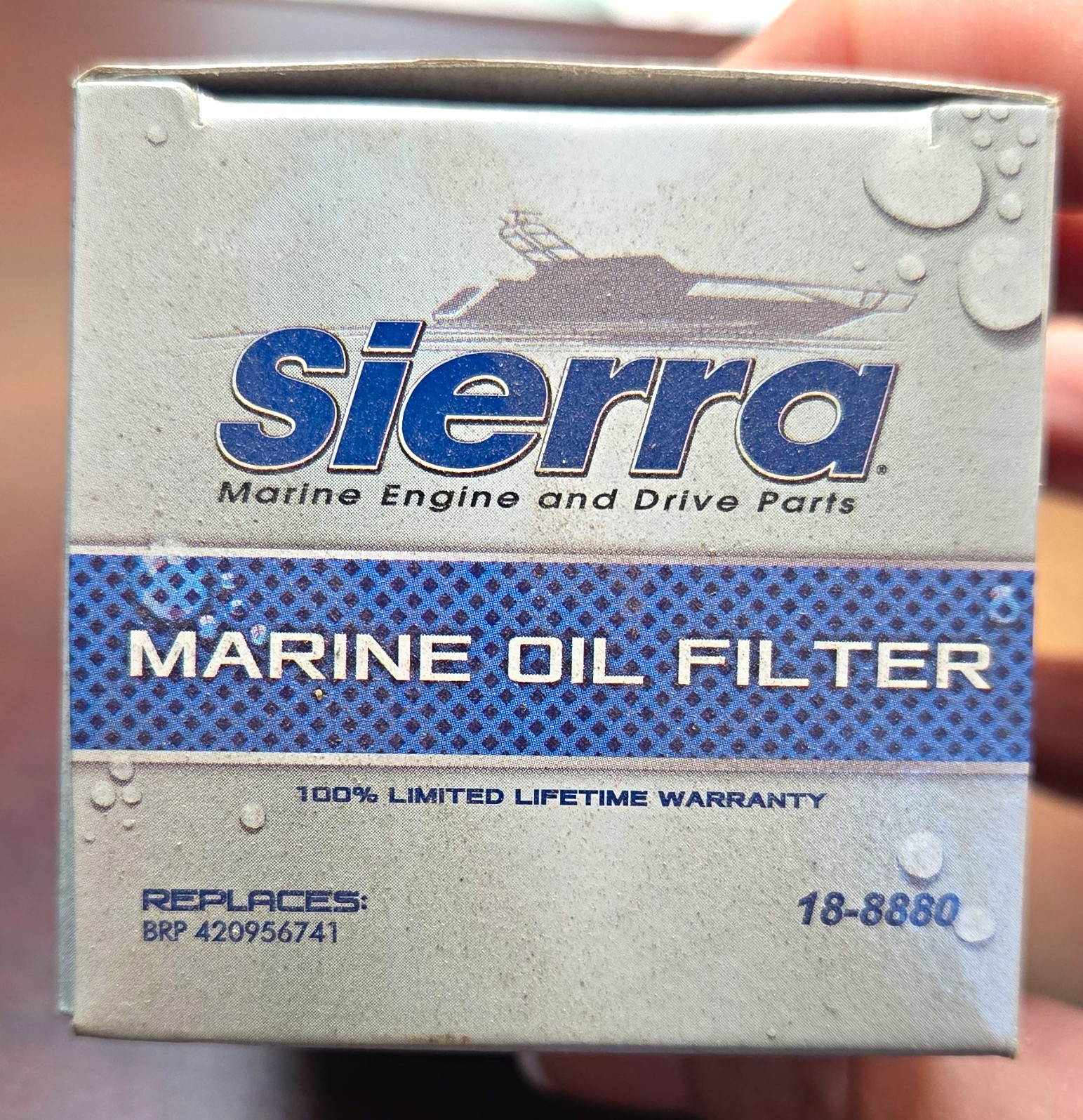 Sierra Marine Oil Filter 18-8880 Replaces BRP 420956741 Sierra Marine Oil Filter 18-8880 Replaces BRP 420956741