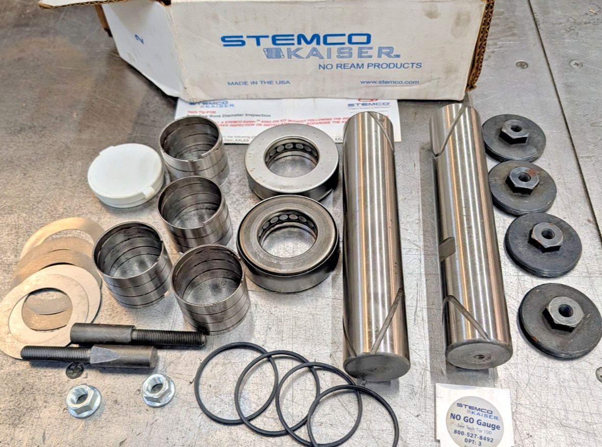 K122E Stemco Kaiser Qwik Kit No Ream King Pin Set 9.05\