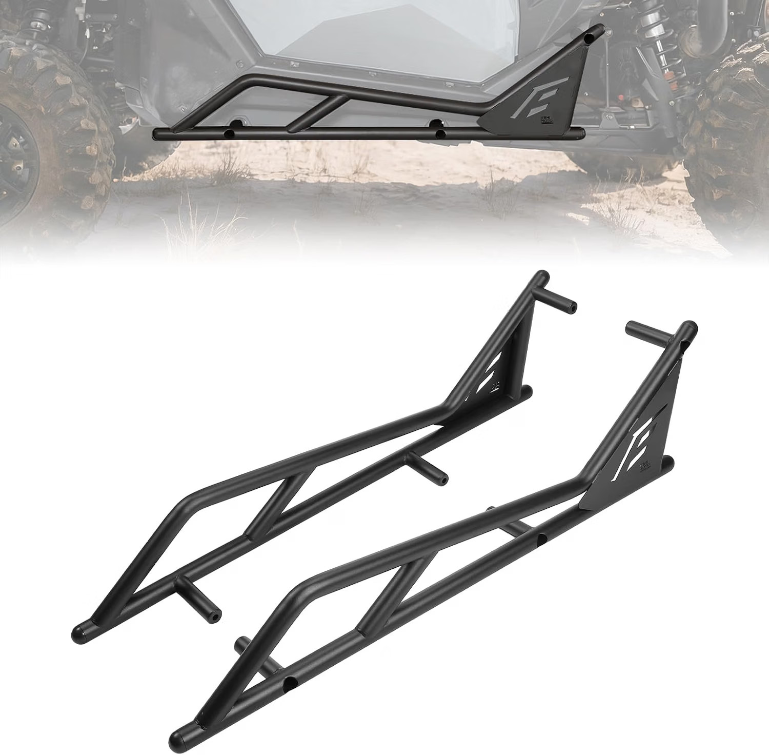 KEMIMOTO Nerf Bars Rock Sliders 2890396-458 For Polaris RZR Pro XP/Turbo R/PRO S KEMIMOTO Nerf Bars Rock Sliders 2890396-458 For Polaris RZR Pro XP/Turbo R/PRO S