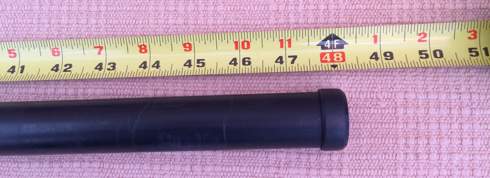 Single YAKIMA Round RoundBar CrossBar + End Caps 48 58 66 78 86