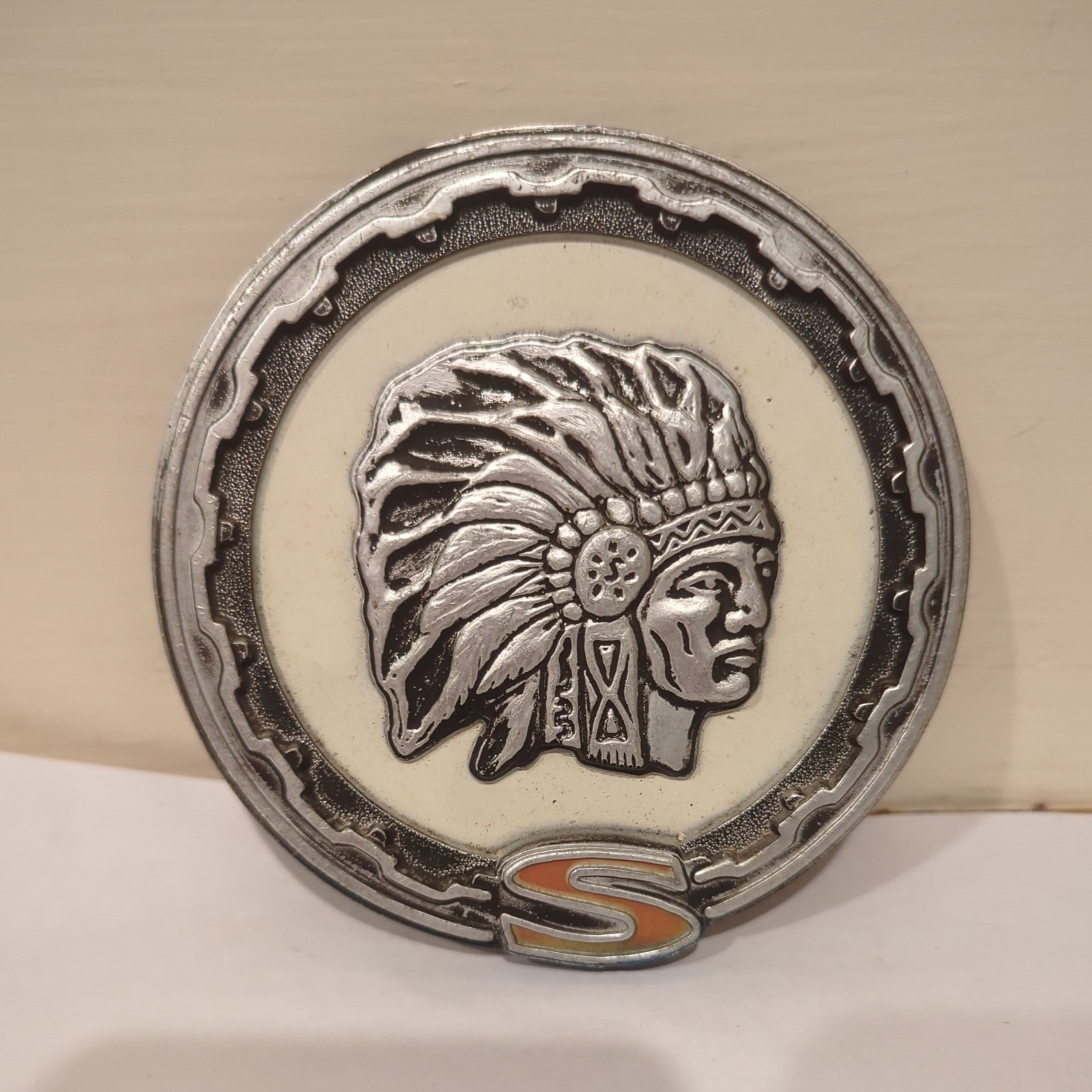 Vintage Jeep Cherokee Chief S Indian Head Side Emblem/Badge Vintage 1970's-1980 Vintage Jeep Cherokee Chief S Indian Head Side Emblem/Badge Vintage 1970's-1980