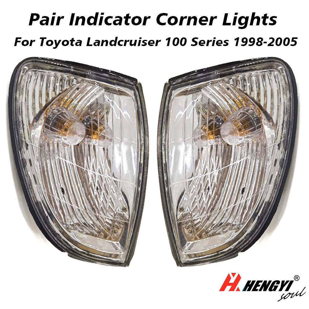 Front Corner Lights Lamp Indicator For Toyota Land Cruiser 100 Series 1998-2005