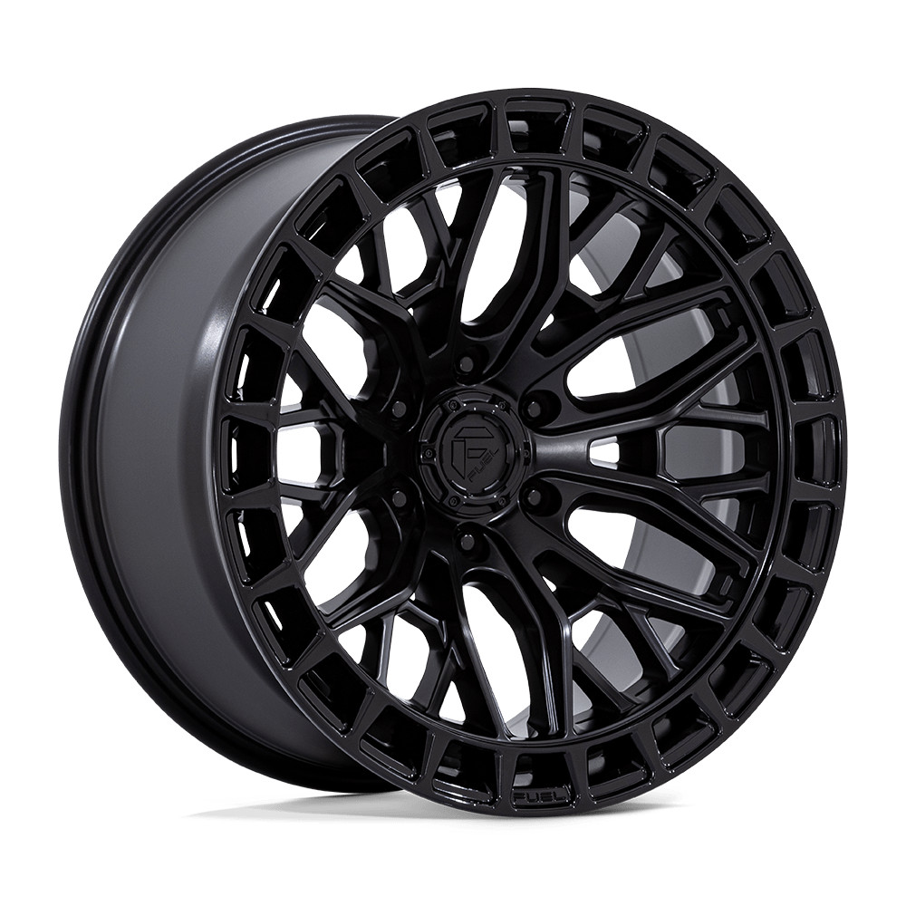 17x9 Fuel FC869 Sigma Blackout Black Wheels 6x5.5 (-12mm) Set of 4