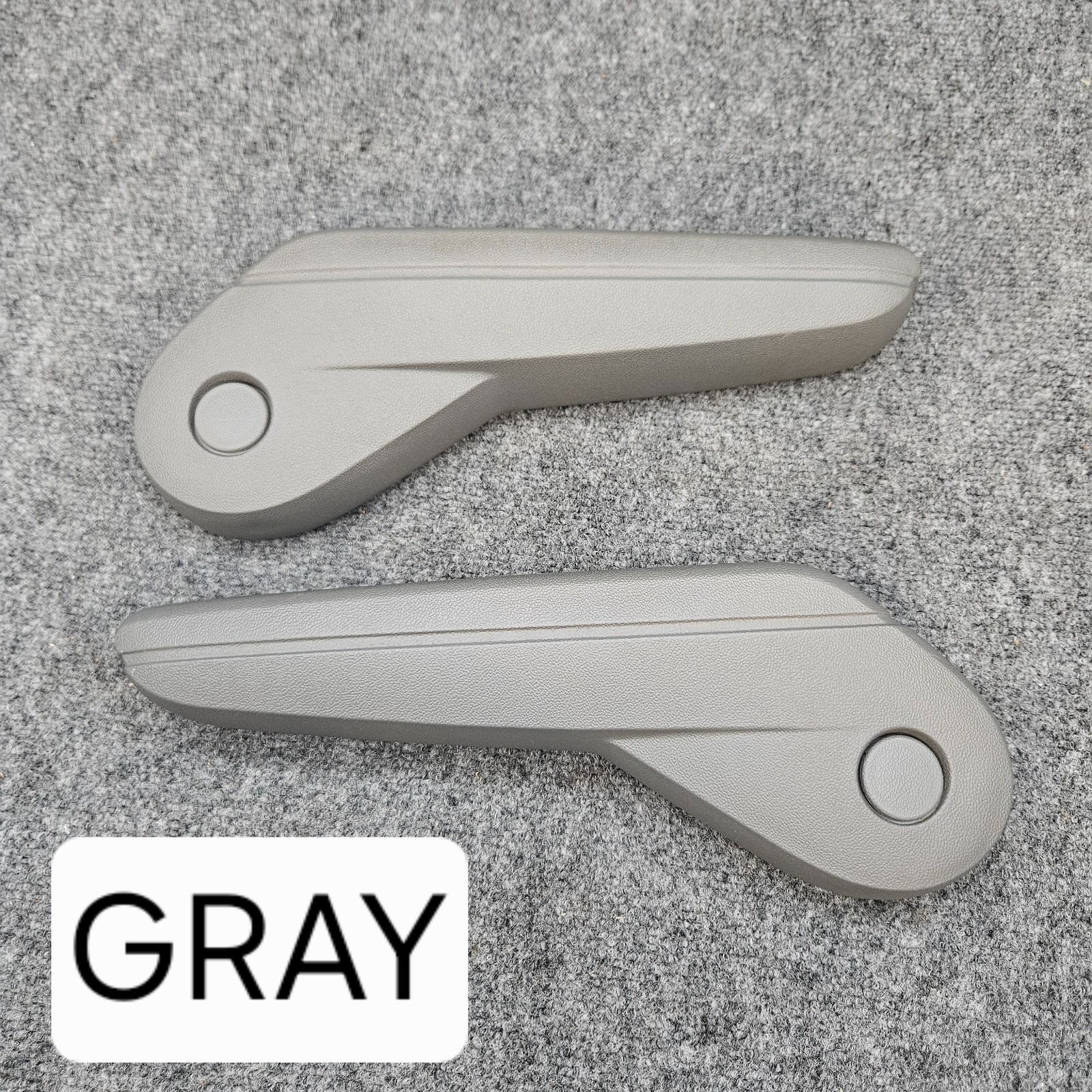 2011-2019 Chrysler Town & Country Front Seat Arm Rests Armrests Set Pair Gray