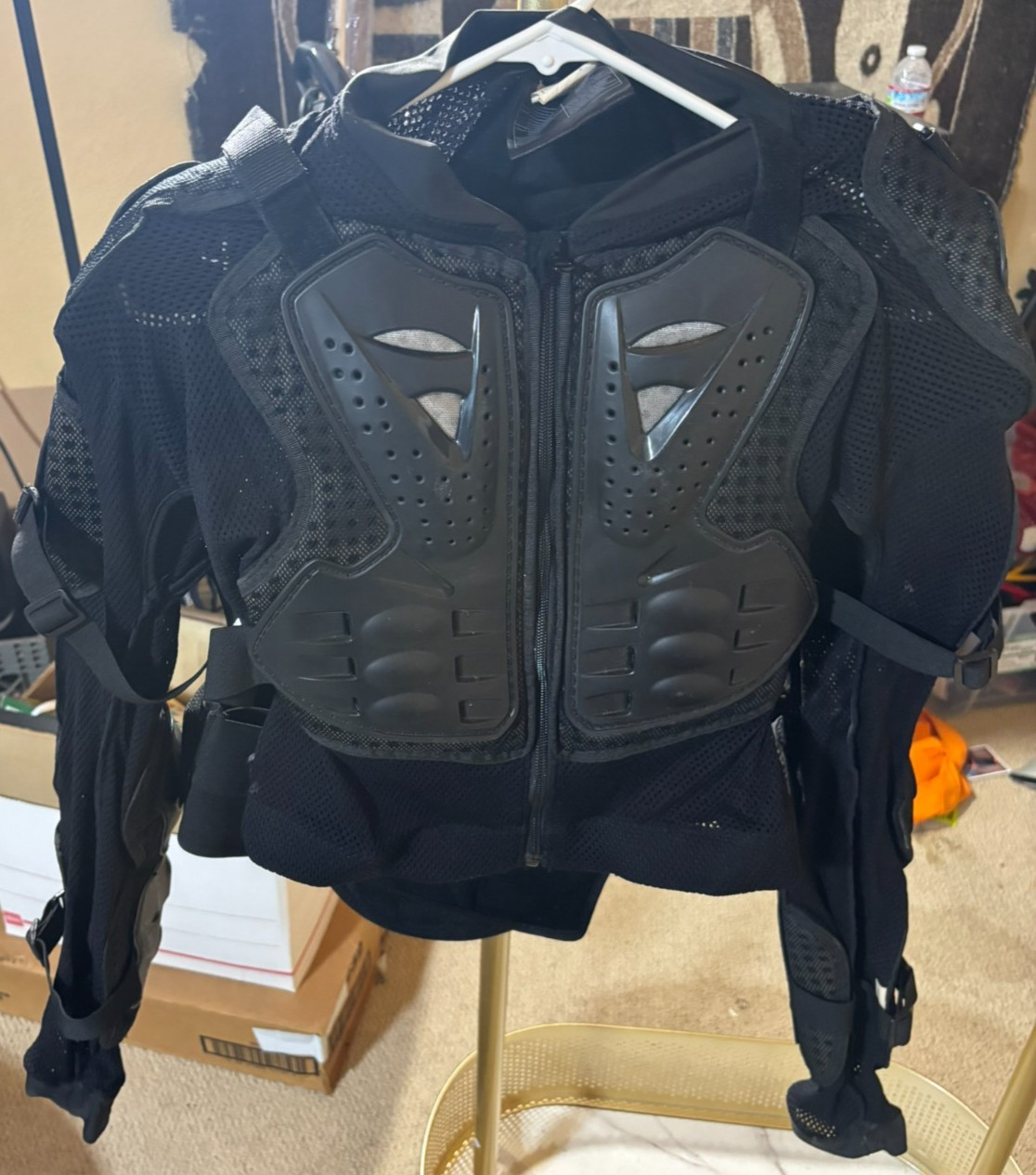 Fox Racing Titan Sport Jacket Motocross Body Armor Black Size Large Fox Racing Titan Sport Jacket Motocross Body Armor Black Size Large