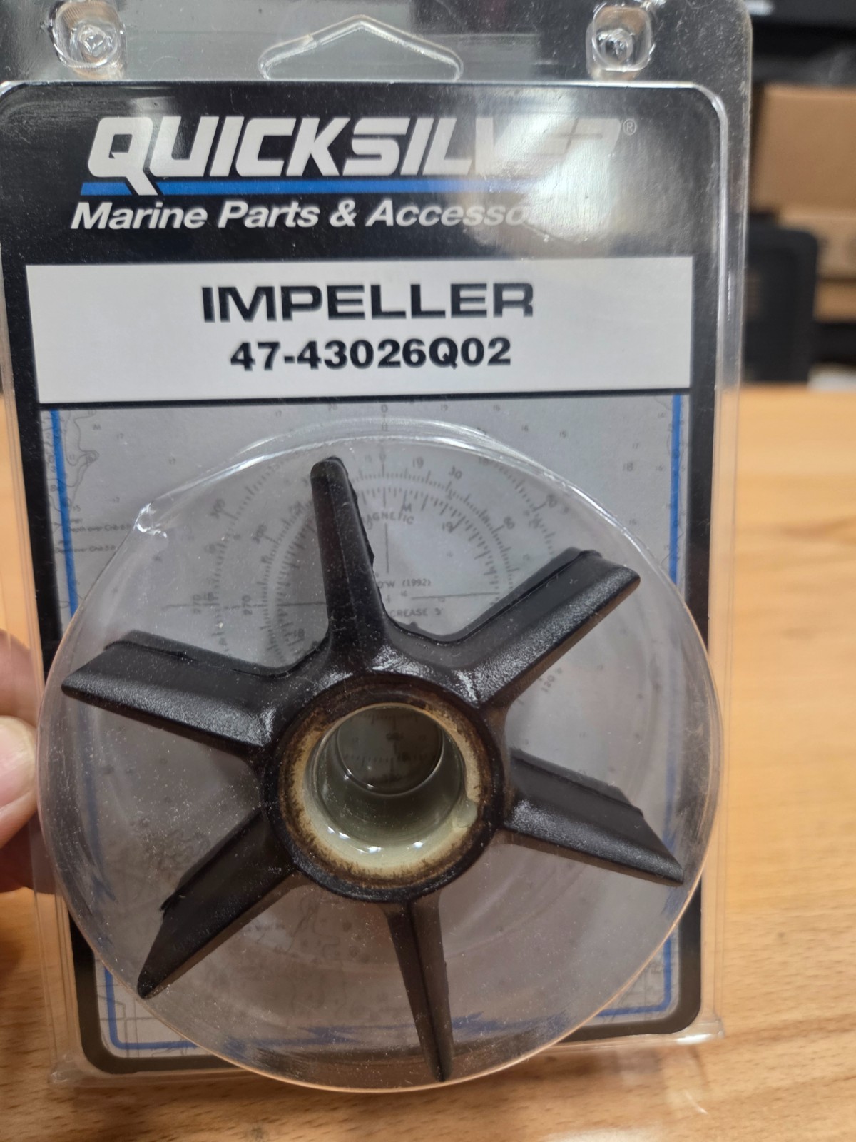 Mercury New OE Water Pump Impeller 47-43026Q02 200-300hp Verado,250-450hp Racing