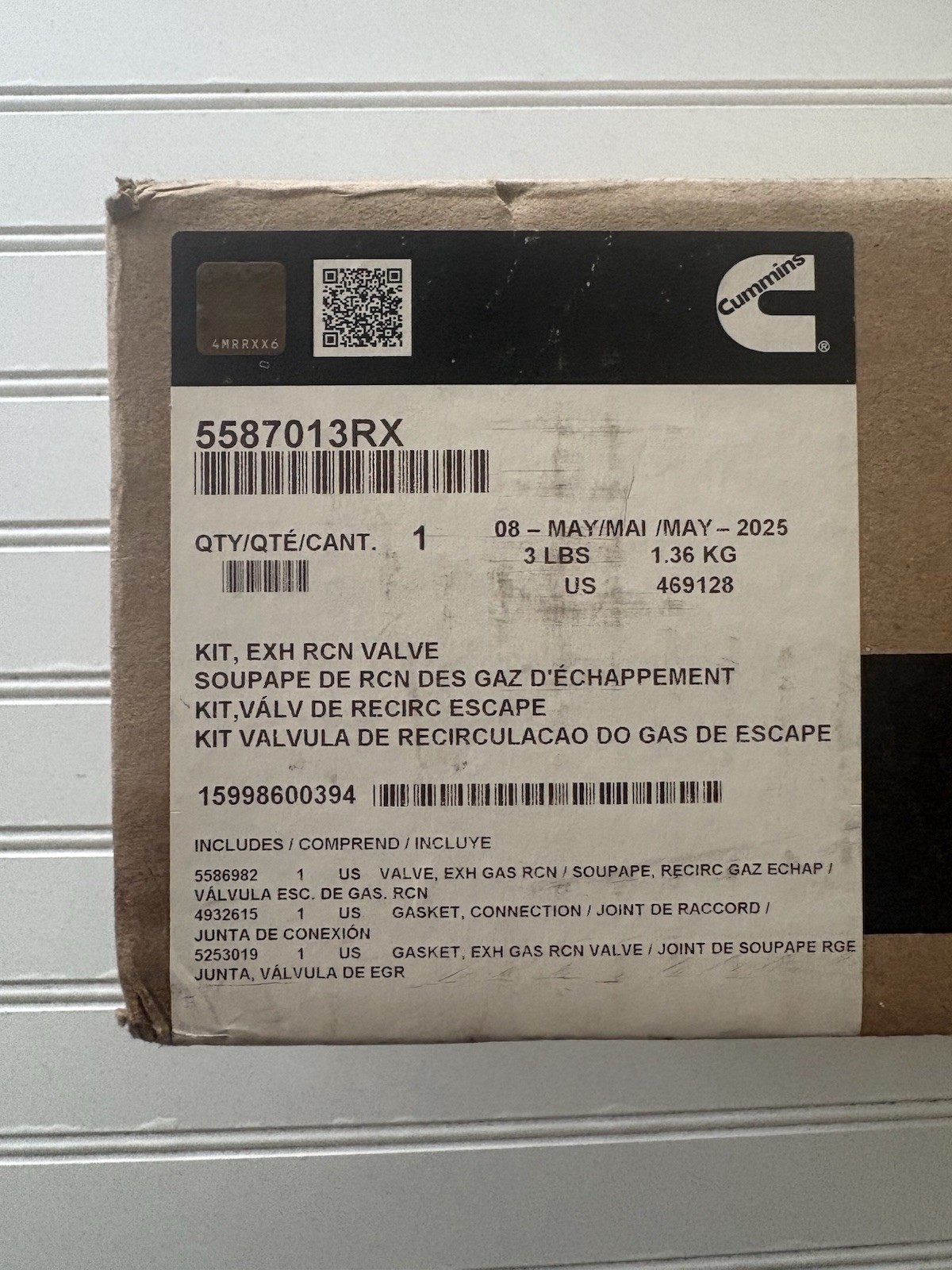 5587013RX Genuine Cummins Exhaust Gas Recirculation Valve 6.7 EGR Dodge 