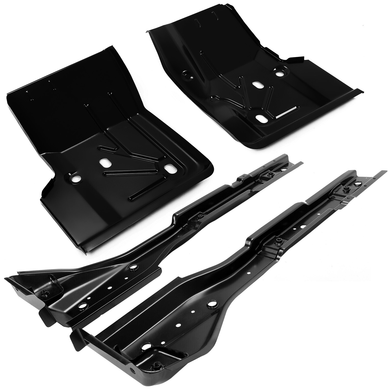 Fit 1997-2006 Jeep TJ Wrangler Front Floor Pans and Torque Box Set Floor Support