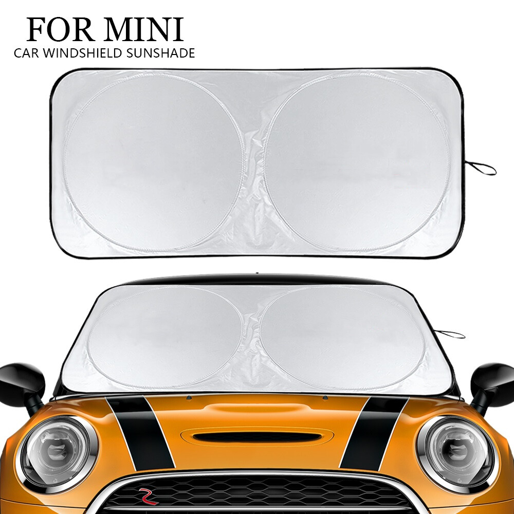 For Mini Copper Front Windshield Sun Visor Shade Cover Universal UV Block Screen