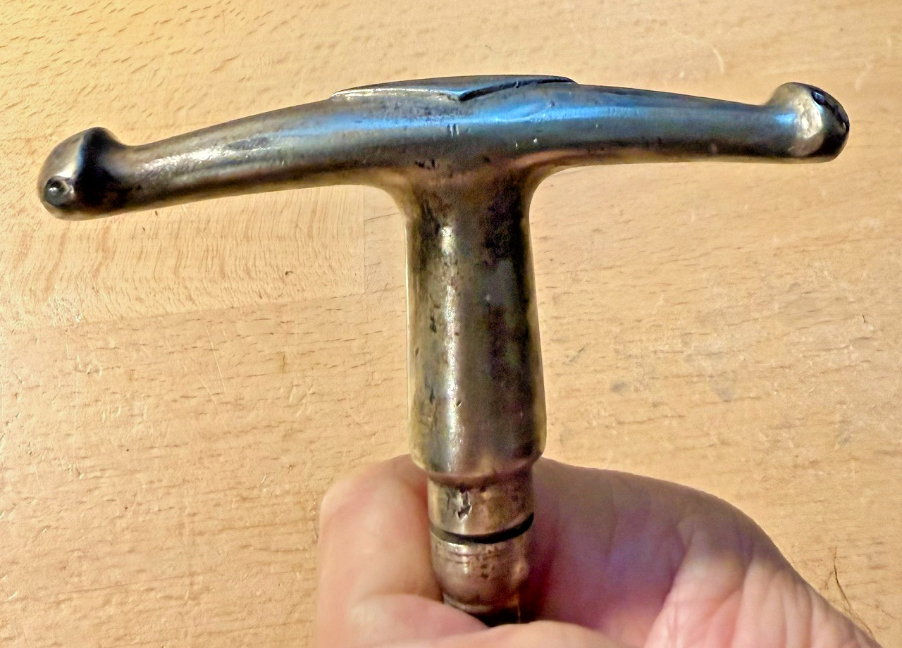 BRASS CARS EARLY PIERCE CADILLAC PACKARD T SHAPE OPEN DOOR HANDLE 1912 1913 1914