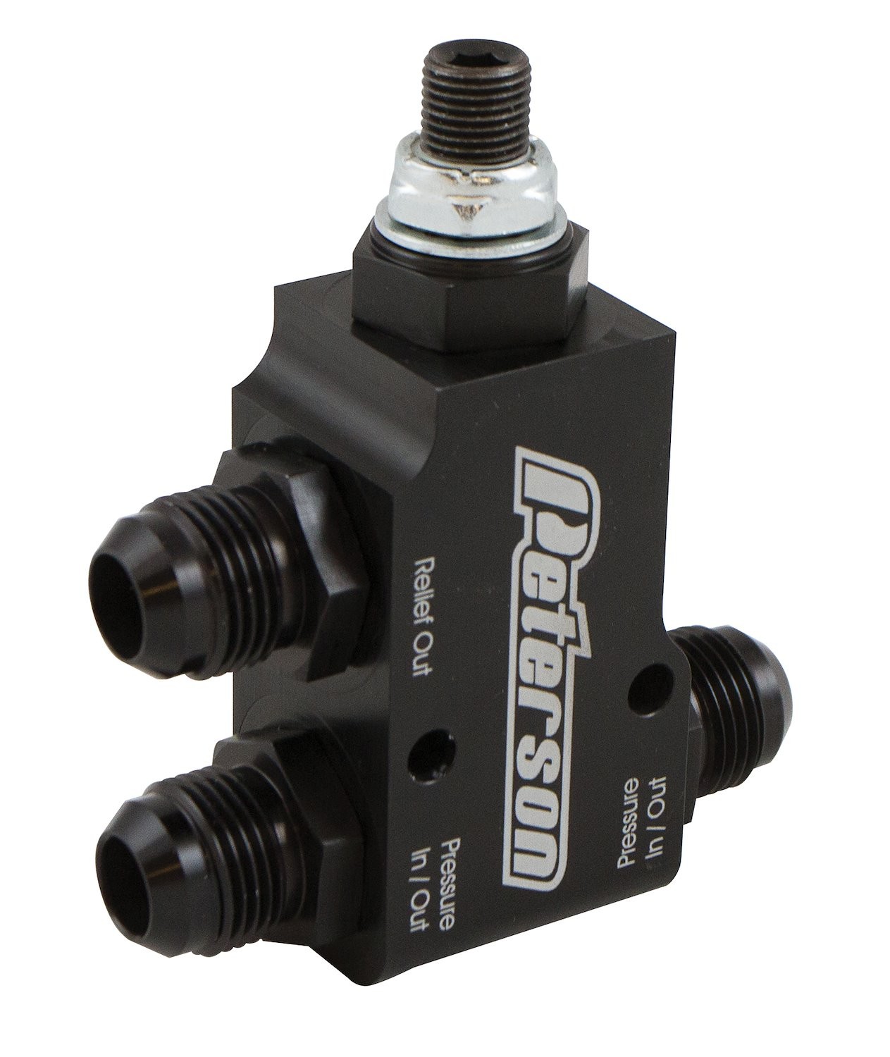 Peterson Fluid Systems Remote Relief Valve -12AN Inlet and Outlet