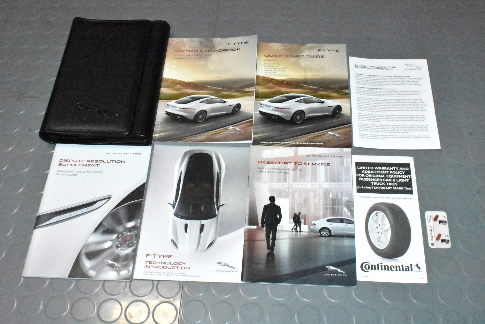 2016 Jaguar F-TYPE Owners Manual - Rare Set