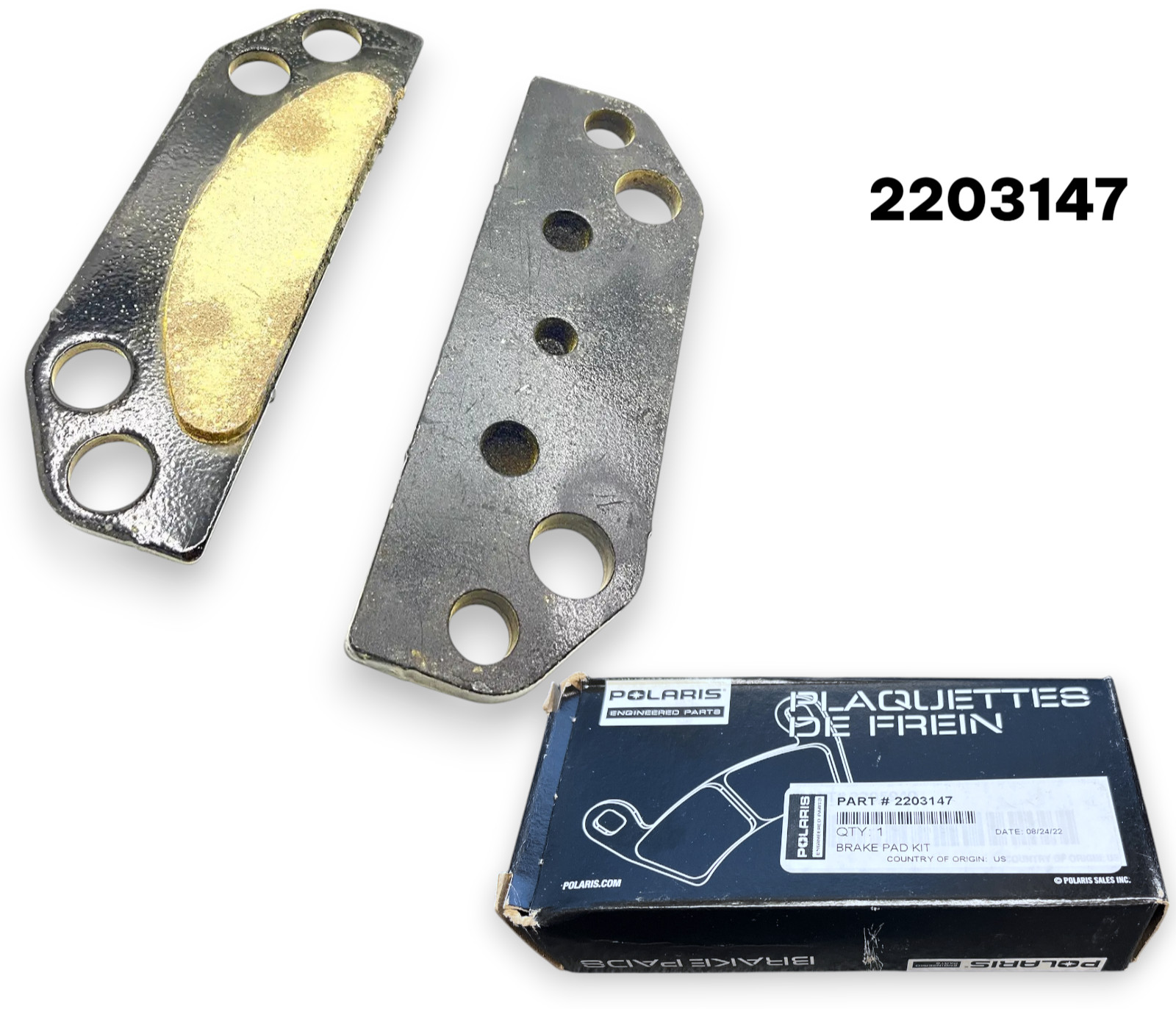 Genuine OEM Polaris Brake Pad Kit 2203147  Polaris Ranger