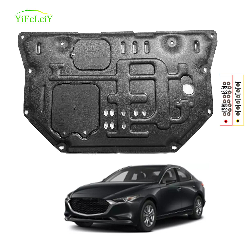 Front Skid Plate For Mazda mazda3 2019-2024 Impact Resistant Engine Guard Cover