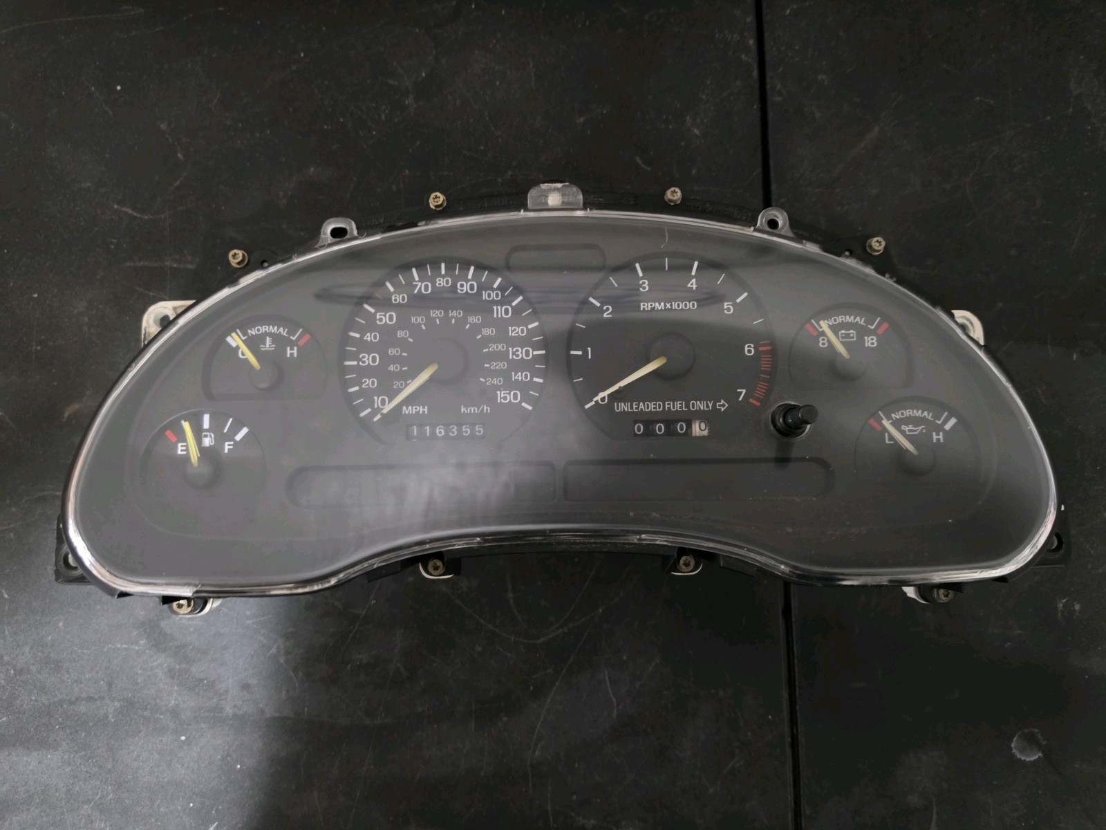 1994-1995 Ford Mustang GT Instrument Speedometer Cluster 150 MPH  F5ZF-10849-CA