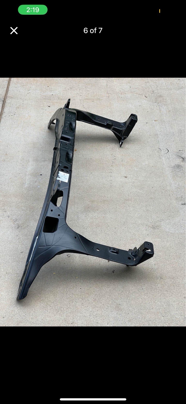 2018 - 2024 LINCOLN NAVIGATOR Radiator Core Support Upper OEM LL7Z-16138-B