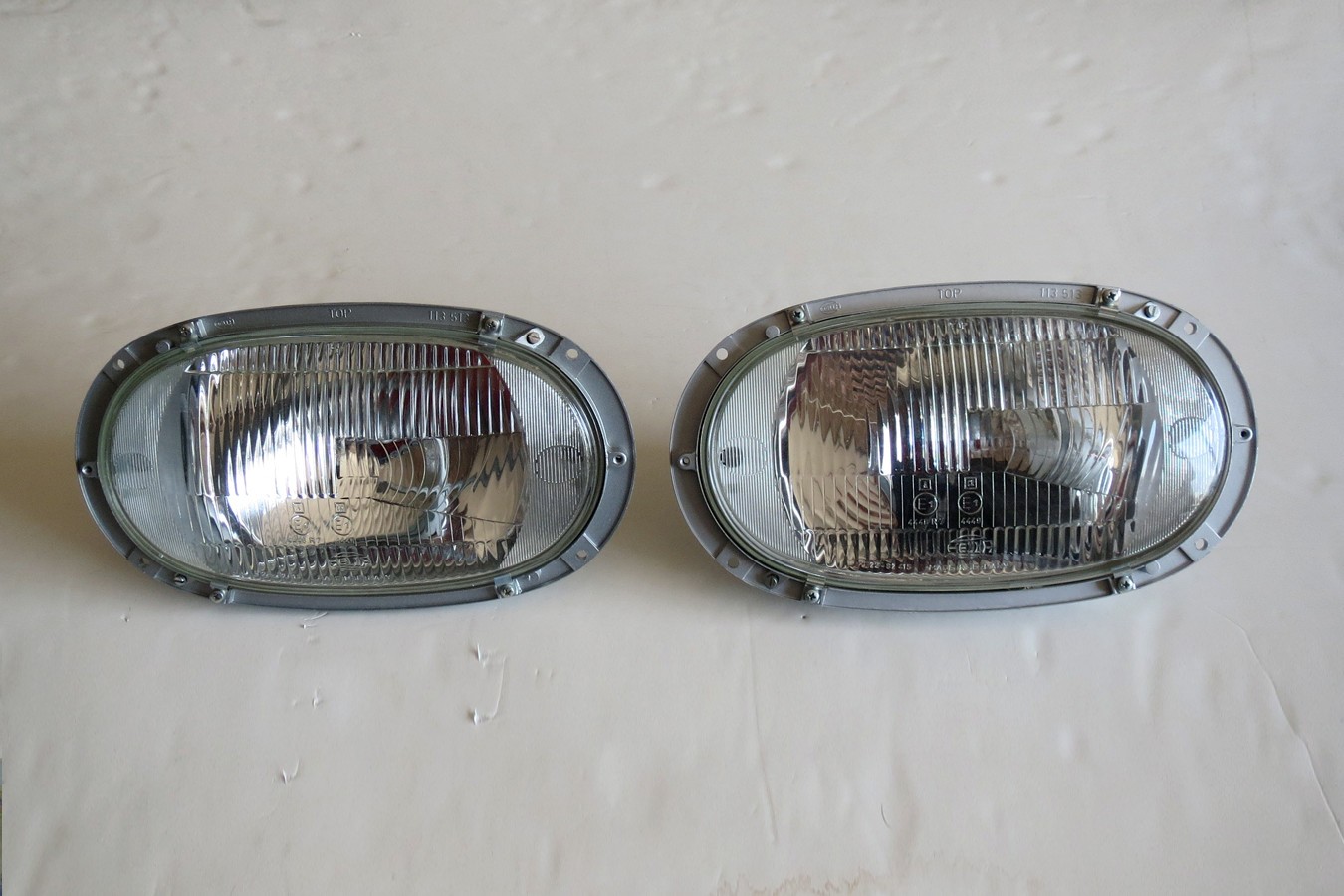 Lamborghini 350 GT, 400 GT headlights Left & Right. Hella NOS.