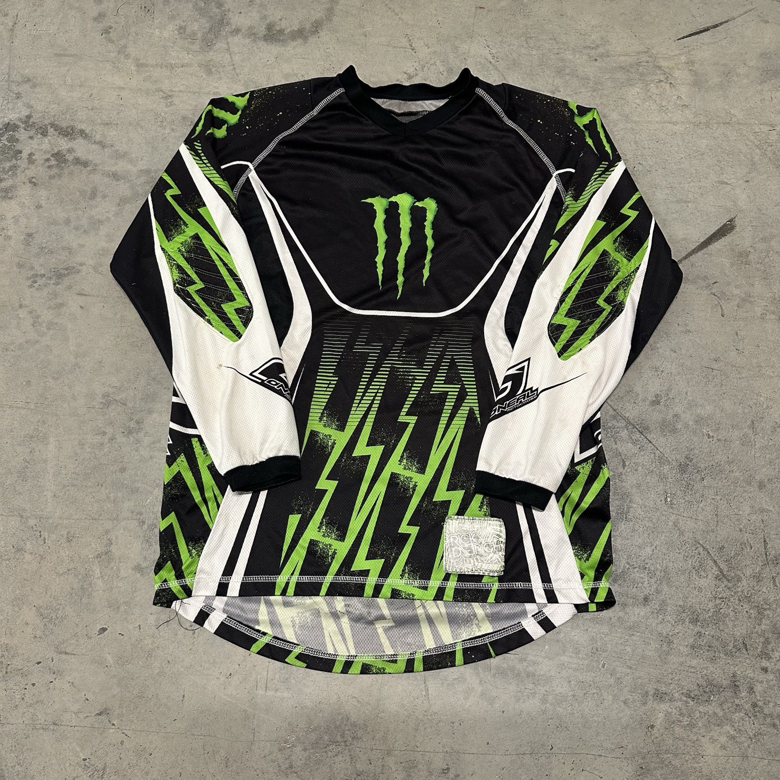 O\'Neal MX Racing Jersey Monster Energy Motocross Sport ATV Hardwear Mens Large O\'Neal MX Racing Jersey Monster Energy Motocross Sport ATV Hardwear Mens Large