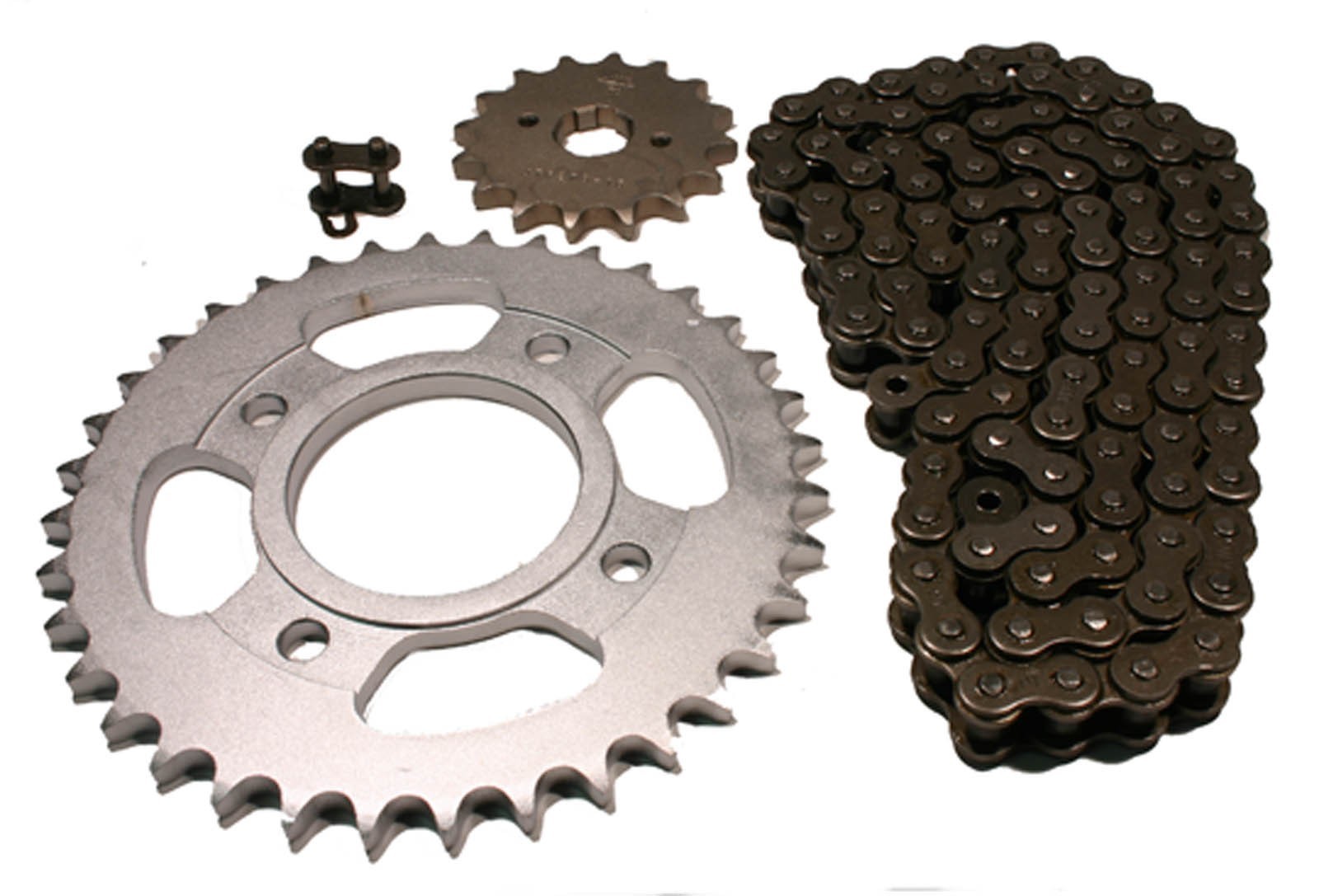 Honda CB350 Super Sport, 1971 1972 1973, Chain & 16/36 Sprocket Set - CB 350