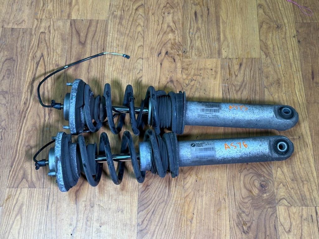 13-17 BMW M6 F13 COUPE REAR SUSPENSION EDC DAMPING SHOCK STRUT PAIR OEM