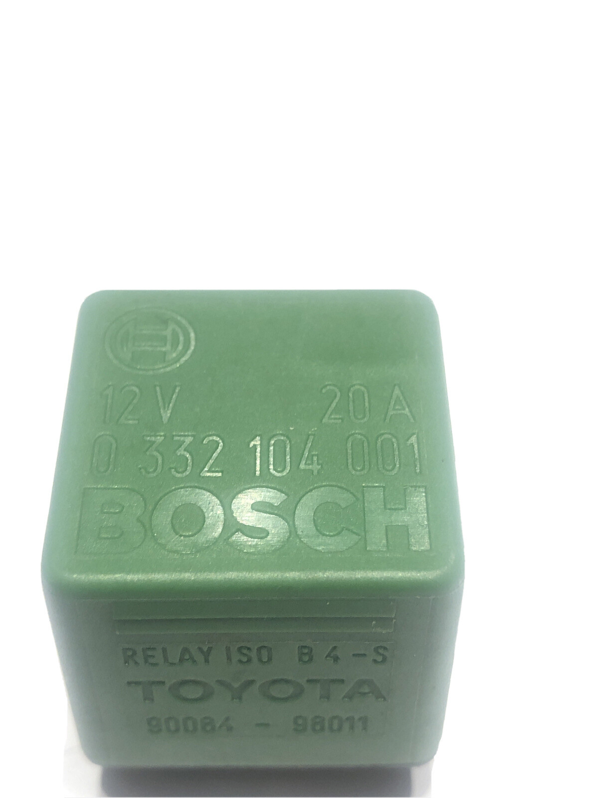 3X Bosch 90084-98011 Toyota Relay 20A 12V 0 332 104 001 OEM Green 4 Pin Used OE 3X Bosch 90084-98011 Toyota Relay 20A 12V 0 332 104 001 OEM Green 4 Pin Used OE