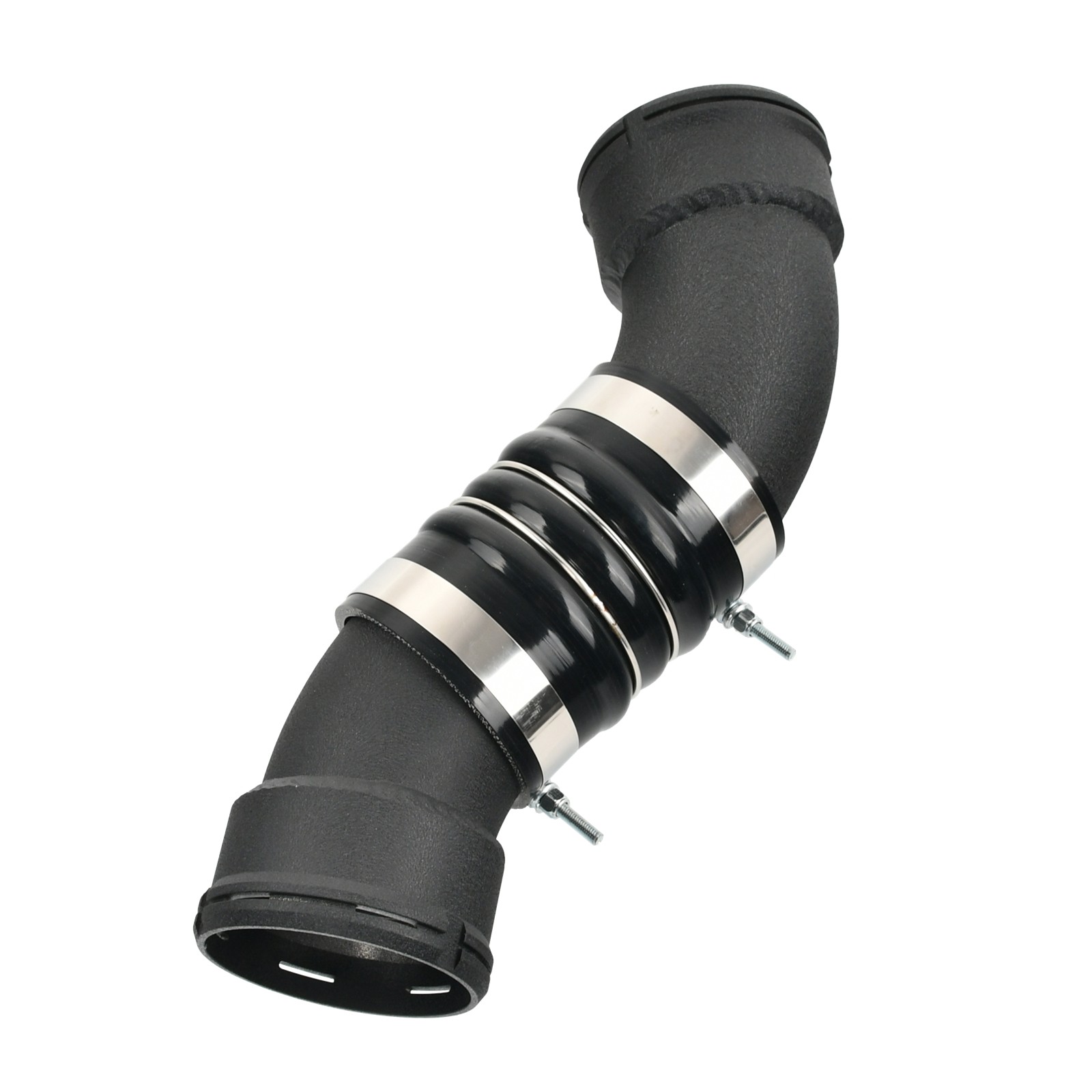 For 06-10 Chevy GMC Duramax Diesel Black Cold-Side Intercooler Pipe Boot Kit