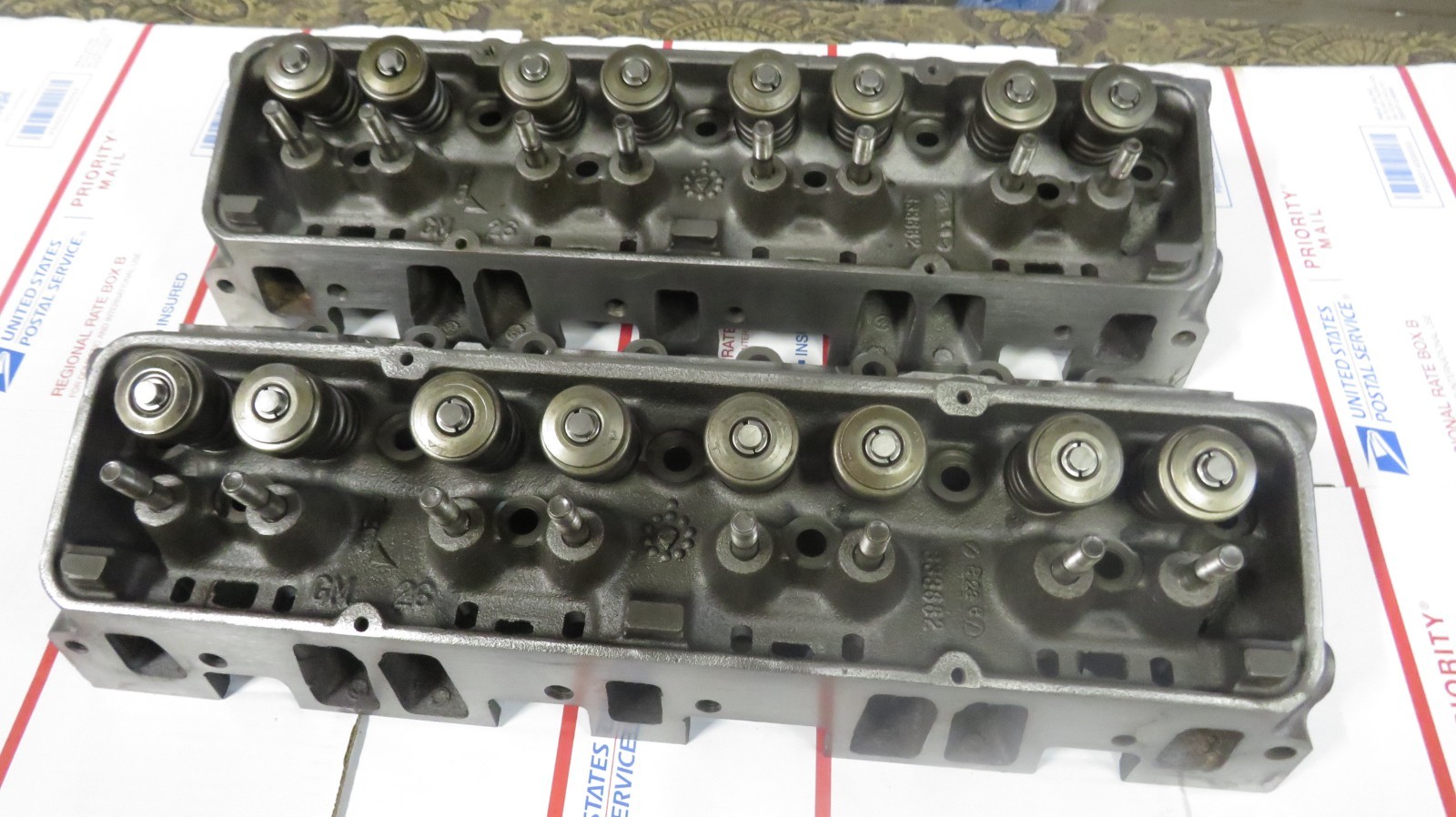 PAIR rebuilt 333882 SBC 350 1969-84 Chevy Cylinder Heads 1.94/1.50 75cc PAIR rebuilt 333882 SBC 350 1969-84 Chevy Cylinder Heads 1.94/1.50 75cc