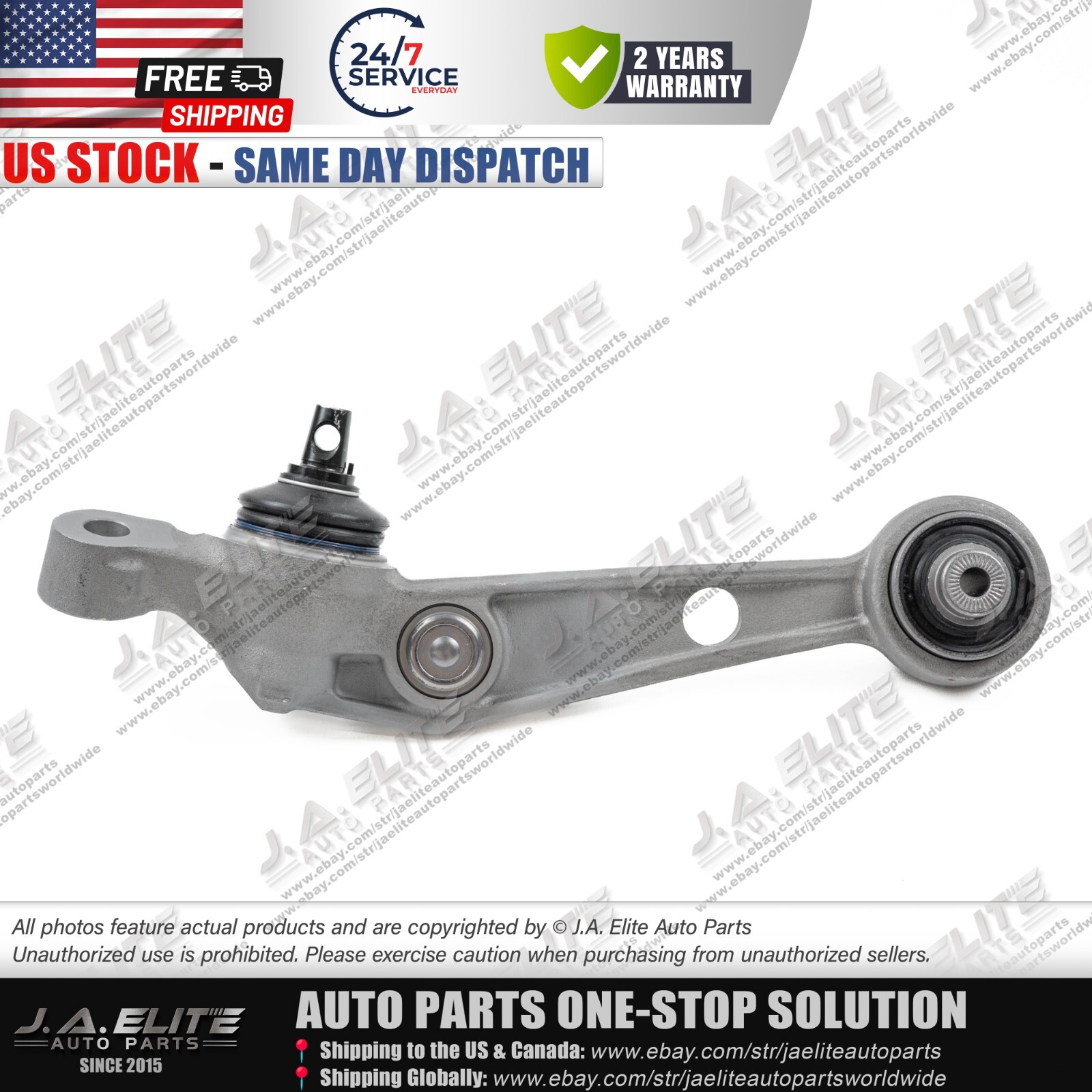Front Lower Left Control Arm fits Rolls Royce Phantom RR1 (2004-16) 31122180523 Front Lower Left Control Arm fits Rolls Royce Phantom RR1 (2004-16) 31122180523