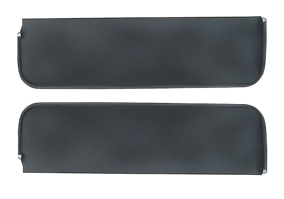 For Chevrolet pickup Advance Design sun visor black vinyl pair 1947-53