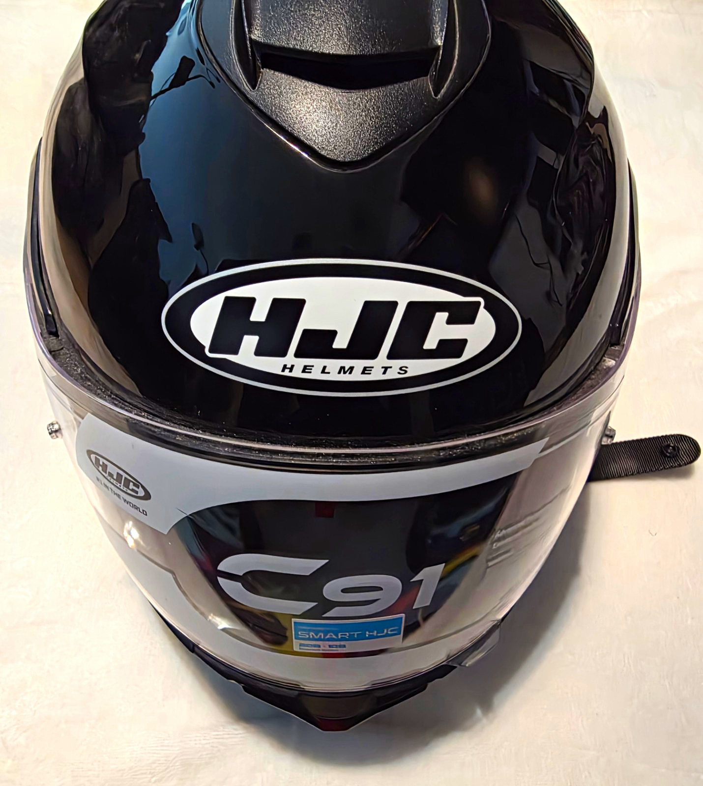 HJC C91 Solid Modular Helmet with HJ-17 , DOT Approved (Black, 5-Large) HJC C91 Solid Modular Helmet with HJ-17 , DOT Approved (Black, 5-Large)