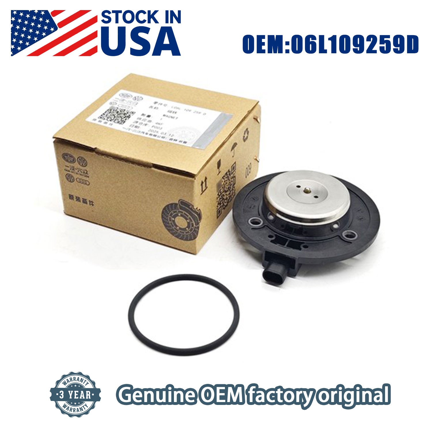 Genuine Camshaft Adjuster Magnet 06L109259D VW Golf R Audi A3 A4 Q5 1.8T 2.0T