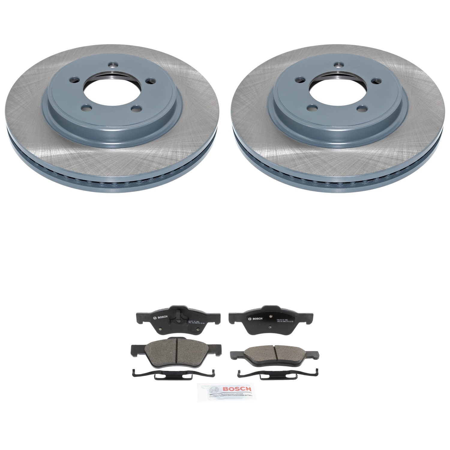 DuraGo Front Rotor Bosch QuietCast Ceramic Disc Brake Pad Kit For Ford Escape
