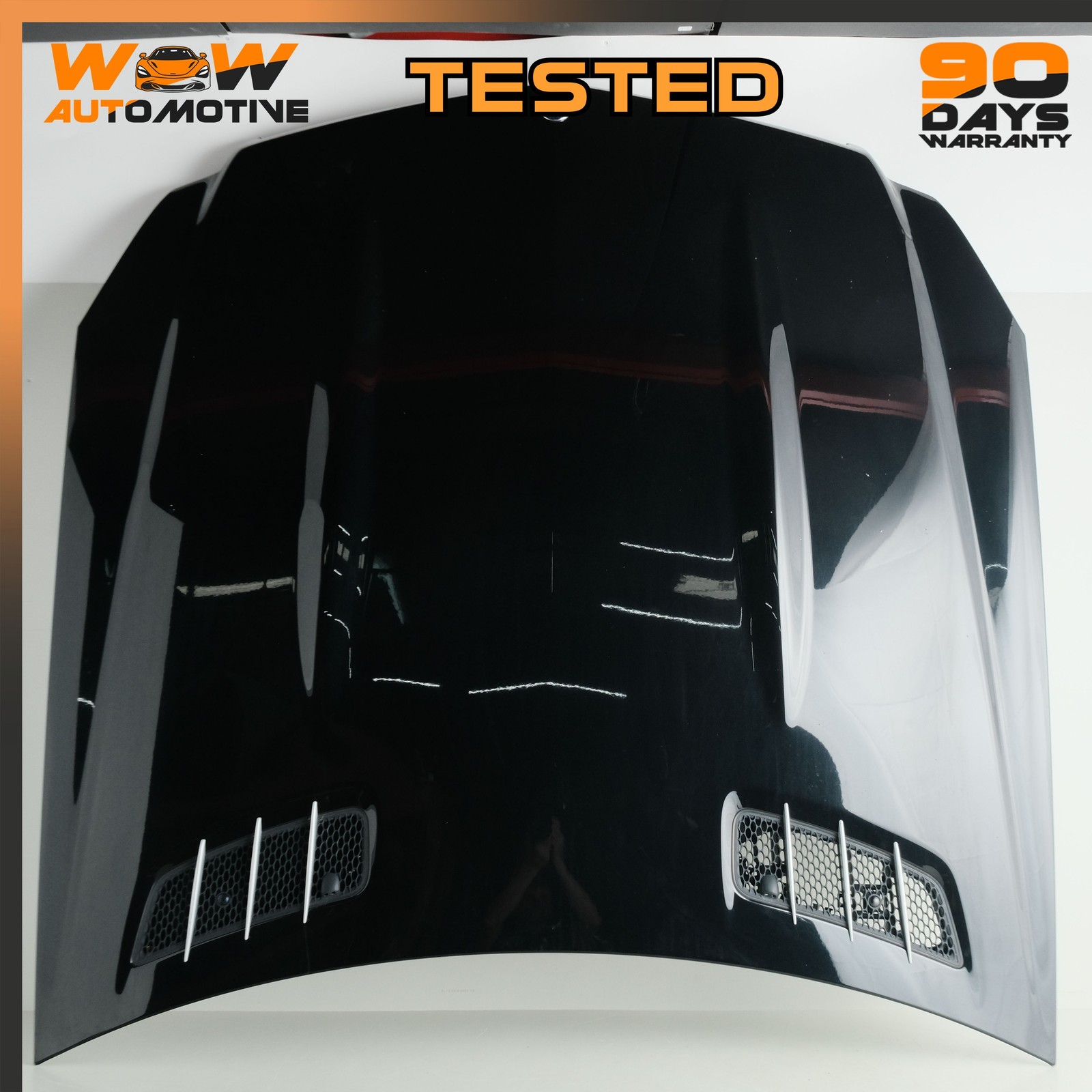 02-12 MERCEDES-BENZ SL550 SL55 AMG SL600 HOOD BONNET COVER PANEL 040U BLACK OEM 02-12 MERCEDES-BENZ SL550 SL55 AMG SL600 HOOD BONNET COVER PANEL 040U BLACK OEM